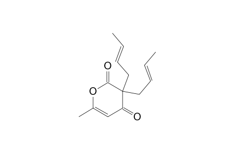 3,3-di-2-buten-1-yl-6-methyl-2,4-pyrandione