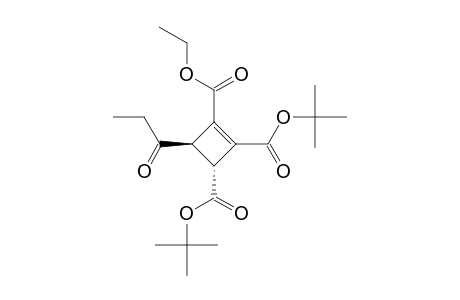 DI-TERT.-BUTYL-4-PROPIONYL-1-(ETHOXYCARBONYL)-CYCLOBUT-1-ENE-2,3-DICARBOXYLATE