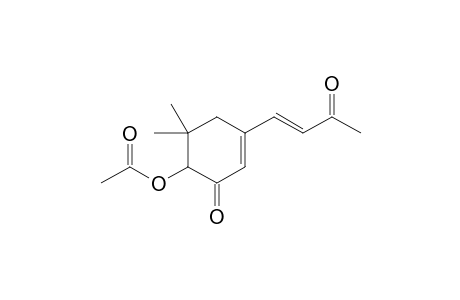 1-Oxo-2-(acetyloxy)-5-(3'-oxobut-1'-enyl)-3,3-dimethylcyclohex-5-ene