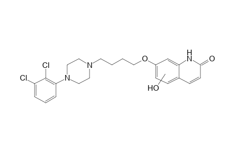 Aripiprazole-M (dehydro-HO-) MS2