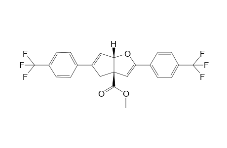 (3aR,6aS)-methyl 2,5-bis(4-(trifluoromethyl)phenyl)-4,6a-dihydro-3aH-cyclopenta[b]furan-3a-carboxylate
