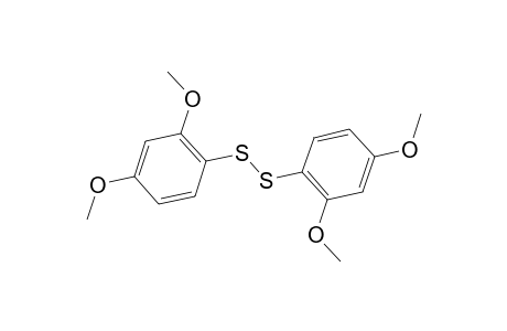 1-[(2,4-Dimethoxyphenyl)disulfanyl]-2,4-dimethoxybenzene