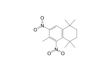 1,2,3,4-Tetrahydro-1,1,4,4,6-pentamethyl-5,7-dinitronaphthalene