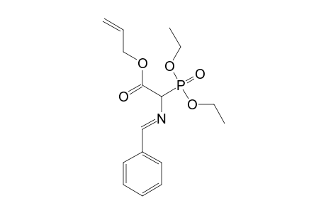 Allyl (E)-(RS)-benzylideneaminodiethoxyphosphorylacetate