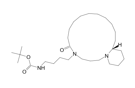 17(R)-5-[4-[(tert-Butoxycarbonyl)amino]butyl]-1,5-diazabicyclo[15.4.0]henicosan-6-one