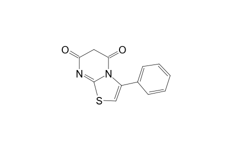 5H-Thiazolo[3,2-a]pyrimidine-5,7(6H)-dione, 3-phenyl-