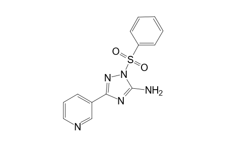 1-(Phenylsulfonyl)-3-(3-pyridinyl)-1H-1,2,4-triazol-5-amine