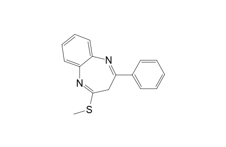 3H-1,5-Benzodiazepine, 2-(methylthio)-4-phenyl-
