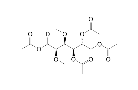 1,4,5,6-tetra-O-acetyl-(1-deuterio)-2,3-di-O-methyl-D-glucitol