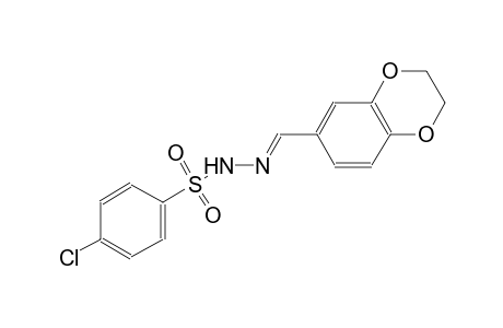 4-chloro-N'-[(E)-2,3-dihydro-1,4-benzodioxin-6-ylmethylidene]benzenesulfonohydrazide