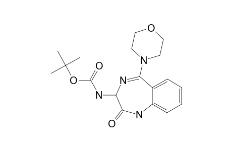 (5-MORPHOLINYL-2-OXO-2,3,4,5-TETRAHYDRO-1H-BENZO-[E]-[1,4]-DIAZEPIN-3-YL)-CARBAMIC-ACID-TERT.-BUTYLESTER