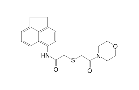 Acetamide, N-(1,2-dihydro-5-acenaphthylenyl)-2-[2-(4-morpholyl)-2-oxoethylthio]-