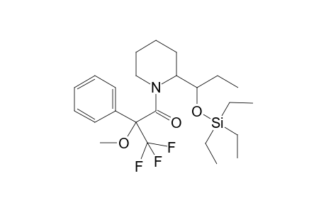 .alpha.-Ethyl-2-piperidinemethanol Triethylsilyl Ether (R)-MTPA Amide