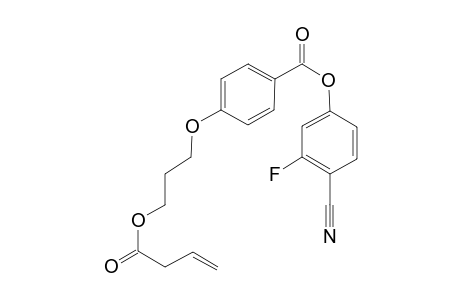 (4-CYANO-3-FLUOROPHENYL)-4-[3-(BUT-3-ENOYLOXY)-PROPYLOXY]-BENZOATE
