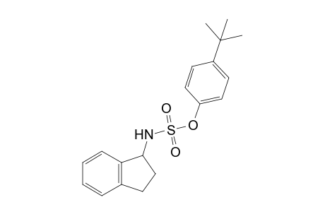 (4-tert-butylphenyl) N-(2,3-dihydro-1H-inden-1-yl)sulfamate