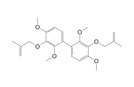 1-[2,4-dimethoxy-3-(2-methylallyloxy)phenyl]-2,4-dimethoxy-3-(2-methylallyloxy)benzene