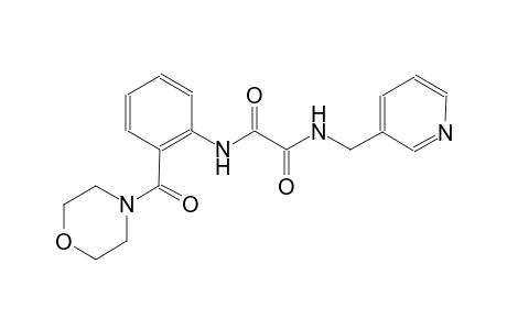 ethanediamide, N~1~-[2-(4-morpholinylcarbonyl)phenyl]-N~2~-(3-pyridinylmethyl)-