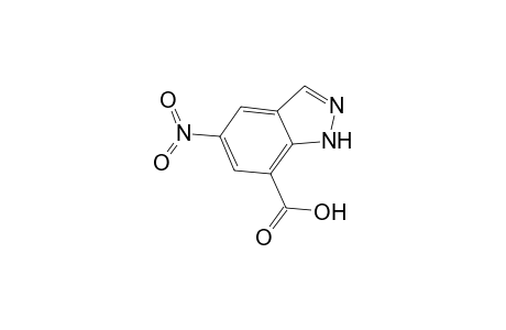 1H-Indazole-7-carboxylic acid, 5-nitro-