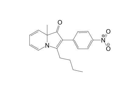 3-Butyl-8a-methyl-2-(4-nitrophenyl)indolizin-1(8aH)-one