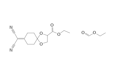 1,4-DIOXASPIRO[4.5]DECAN-8-MALONONITRILE, 2,3-BIS-[(E)-ETHOXYCARBONYL]-