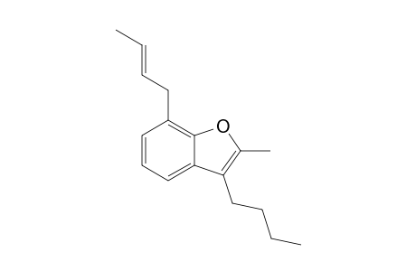 3-Butyl-7-(but-2-en-1-yl)-2-methylbenzofuran