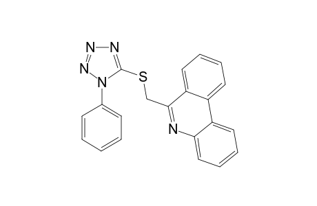 6-(1-Phenyl-1H-tetrazol-5-ylsulfanylmethyl)-phenanthridine