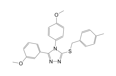3-(3-methoxyphenyl)-4-(4-methoxyphenyl)-5-[(4-methylbenzyl)sulfanyl]-4H-1,2,4-triazole