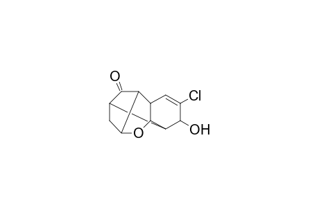 4,2,8-Ethanylylidene-2H-1-benzopyran-10-one, 6-chloro-3,4,4a,5,8,8a-hexahydro-5-hydroxy-, (2.alpha.,4.alpha.,4a.beta.,5.beta.,8.alpha.,8a.beta.,9R*)-