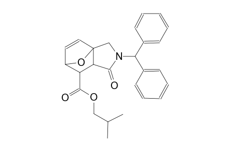 isobutyl 3-benzhydryl-4-oxo-10-oxa-3-azatricyclo[5.2.1.0~1,5~]dec-8-ene-6-carboxylate