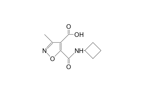 4-Isoxazolecarboxylic acid, 5-[(cyclobutylamino)carbonyl]-3-methyl-