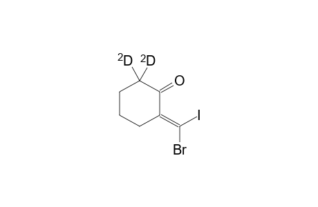 (Z)-2-(Bromoiodomethylidene)cyclohexanone-6,6-D2