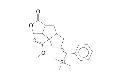 (5Z)-1-keto-5-[phenyl(trimethylsilyl)methylene]-3a,4,6,6a,7,7a-hexahydro-3H-pentaleno[1,2-c]furan-3b-carboxylic acid methyl ester