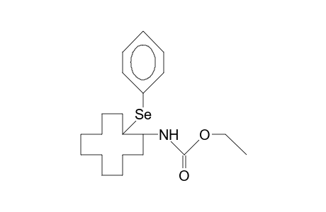 erythro-(2-Phenylseleno-cyclododecyl)-carbamic acid, ethyl ester