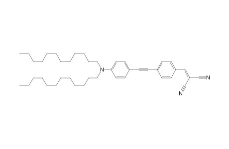 2-[4-[2-[4-(dilaurylamino)phenyl]ethynyl]benzylidene]malononitrile