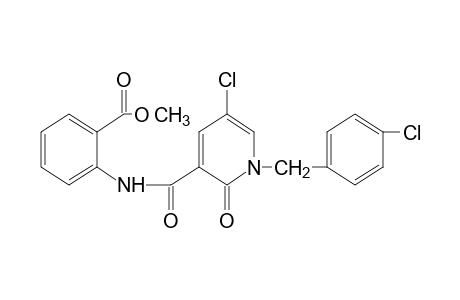 N-[5-CHLORO-1-(p-CHLOROBENZYL)-1,2-DIHYDRO-2-OXO-NICOTINOYL]ANTHRANILIC ACID, METHYL ESTER