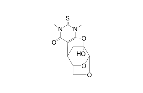 10-hydroxy-1,3-dimethyl-2-thioxo-2,3,6,7,9,10-hexahydro-1H-6,9-epoxy-5,10-methano[1,4]dioxonino[5,6-d]pyrimidin-4(5H)-one