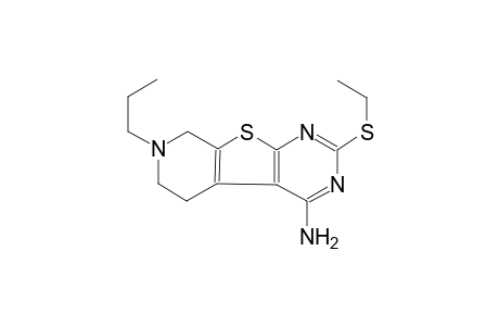 pyrido[4',3':4,5]thieno[2,3-d]pyrimidin-4-amine, 2-(ethylthio)-5,6,7,8-tetrahydro-7-propyl-