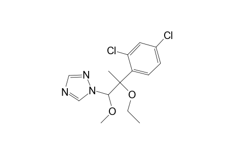 1H-1,2,4-Triazole, 1-[2-(2,4-dichlorophenyl)-2-ethoxy-1-methoxypropyl]-
