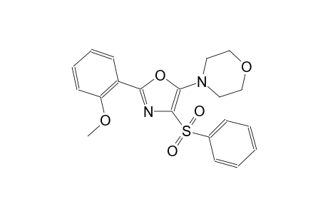 morpholine, 4-[2-(2-methoxyphenyl)-4-(phenylsulfonyl)-5-oxazolyl]-