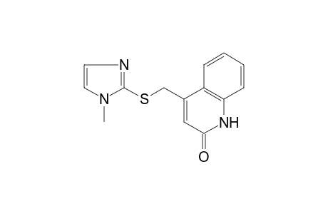 4-[(1-methylimidazol-2-yl)sulfanylmethyl]-1H-quinolin-2-one
