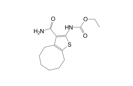 ethyl 3-(aminocarbonyl)-4,5,6,7,8,9-hexahydrocycloocta[b]thien-2-ylcarbamate
