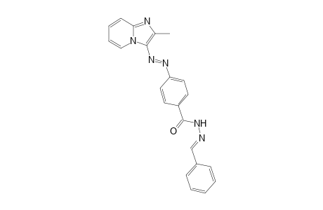 4-[(2"-Methylimidazo[1,2-a]pyridine-3"-yl)azo]benzoic acid-(phenyl)-meth-(E)-ylidene-hydrazide