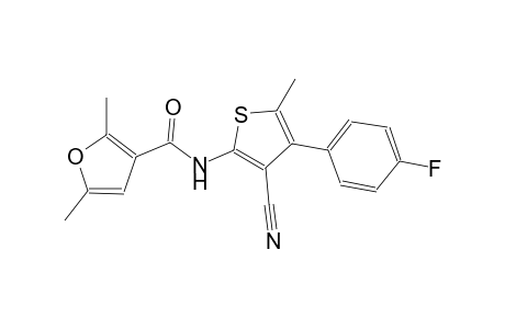 N-[3-cyano-4-(4-fluorophenyl)-5-methyl-2-thienyl]-2,5-dimethyl-3-furamide