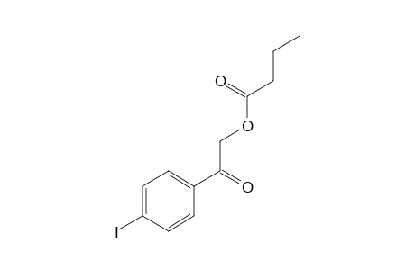BUTYRIC ACID, ESTER WITH 2-HYDROXY-4'-IODOACETOPHENONE