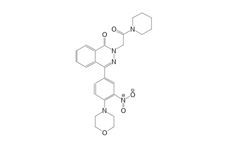 4-[4-(4-morpholinyl)-3-nitrophenyl]-2-[2-oxo-2-(1-piperidinyl)ethyl]-1(2H)-phthalazinone