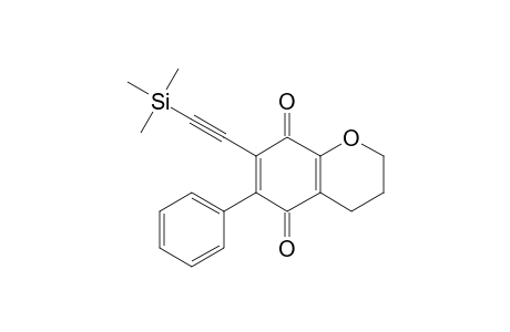 6-Phenyl-7-(2-trimethylsilylethynyl)tetrahydrochromen-5,8-dione
