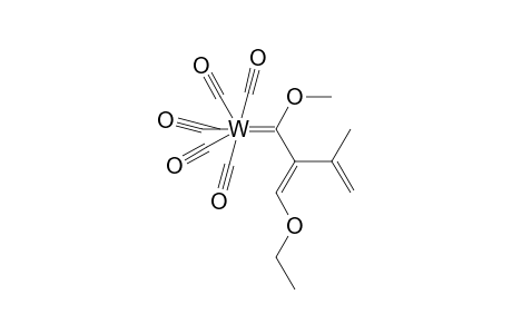 3-[Methoxymethylene(pentacarbonyl)tungsten]-4-ethoxy-2-methylbuta-1,3-diene complex