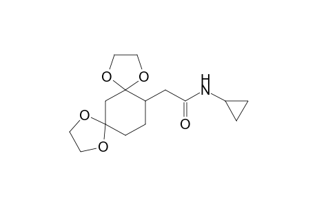 N-Cyclopropyl-2-(1,4,8,11-tetraoxadispiro[4.1.4.3]tetradec-12-yl)acetamide