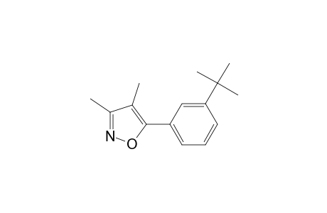 Isoxazole, 5-[3-(1,1-dimethylethyl)phenyl]-3,4-dimethyl-