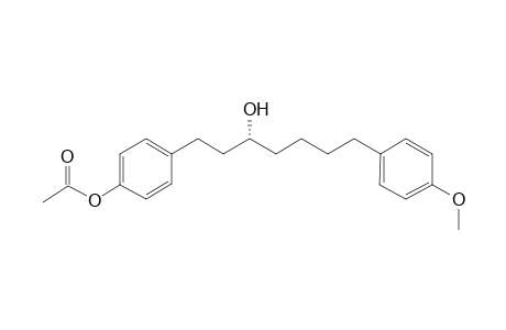 (+)-(alpha-R)-alpha-{2-[4-(Acetyloxy)phenyl]ethyl}-4-methoxybenzenepentanol